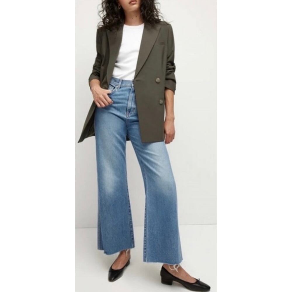 Veronica Beard Dickey Hutchinson Blazer Jacket Loden Green Size XL Wool Coat